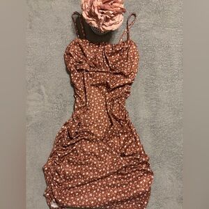 Floral Brown Dress